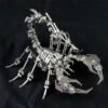 Steel Warcraft 3D Puzzle DIY Assembly Scorpion Toys DIY Stainless Steel Model Building Decor 16*14*14cm