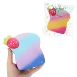 Vlampo Squishy Marshmallow Toast Bread 10*12*4cm Slow Rising With Packaging Collection Gift Soft Toy - Toys Ace