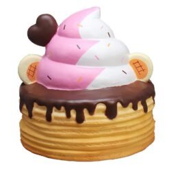 Yummiibear Giant Ice Cream Pancake Squishy 25CM Creamiicandy Punimaru licensed Slow Rising With Packaging - Toys Ace