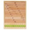 White Kids Wooden Counting Montessori Toys Numbers Match Education Teaching Math Toys