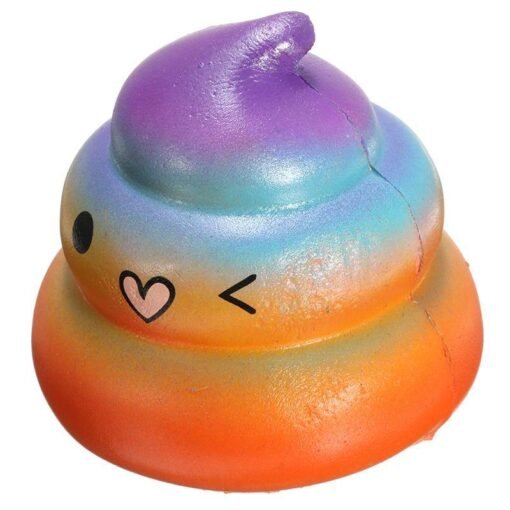 Squishy Factory Poo Colorful Rainbow Soft Slow Rising With Packaging Collection Gift Decor Toy - Toys Ace