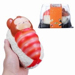 Yummiibear Squishy Foxy And Prawn Blanket Jumbo Sushi Toy Slow Rising With Packaging Box - Toys Ace