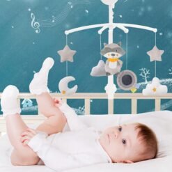 Steel Blue Kids 0-12 Months Boys Girls Bed Bell Newborn Infant Toddler Baby Toys