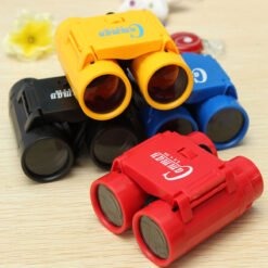 Orange Red Kid Children's 2.5 x 26 Magnification Toy Binocular Telescope + Neck Tie Strap