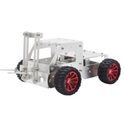Lavender C-5 DIY Forklift Truck Car Aluminous Smart RC Robot Car Chassis Base Kit