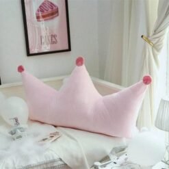 INS Pink Korean Style Crown Princess Bedside Cushion - Toys Ace