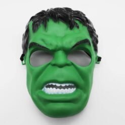 White Smoke Black Panther/Hulk/Batman PVC Plastic Mask Halloween Performance Props for Children Toys