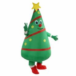 Sea Green Costume Christmas Tree Inflatable Adult Halloween Party Fancy Dress Mens Prop Decorations