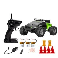 S638 with 2/3 Battery 1/32 2.4G 2WD Mini RC Car Dual Motor Off-Road Vehicles Kids Child Toys LED Light Model