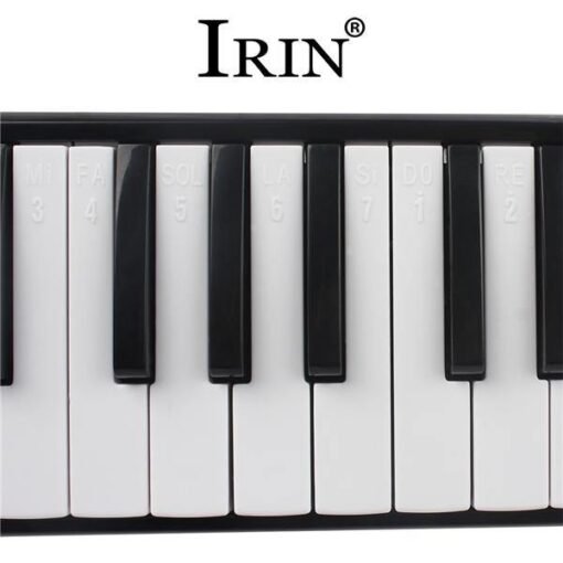 Gray IRIN 32 Key Melodica Harmonica Electronic Keyboard Mouth Organ With Handbag