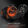 Chocolate D877 2 In 1 Amphibious RC Hovercraft Boat Stunt Drift Car Vehicles Model RTR Kids Toys Double Battery