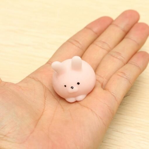 Pink Bunny Ball Squishy Squeeze Cute Healing Toy Kawaii Collection Stress Reliever Gift Decor - Toys Ace