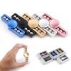 Peach Puff Fidget Rotating Hand Spinner ADHD Autism Fingertips Fingers Gyro Reduce Stress Focus Attention Toys