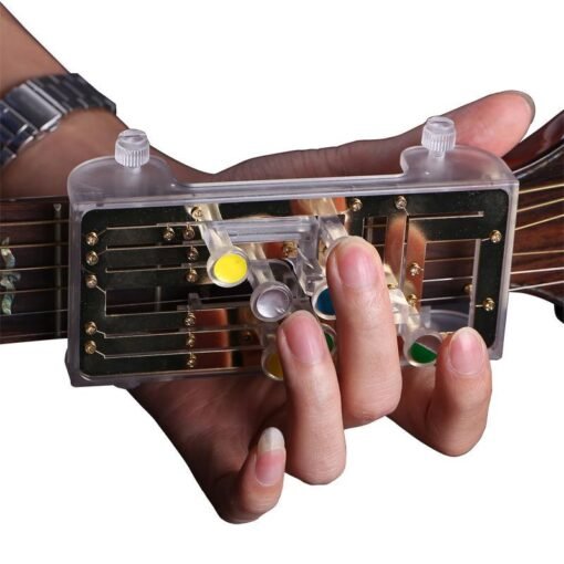 Saddle Brown Anti-Pain Finger Cots Guitar Assistant Teaching Aid Guitar Learning System Teaching Aid For Guitar Beginner