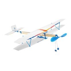 Lavender DIY Assembly Aircraft Powered By Rubber Band For Kids