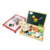 Wooden Magnetic Double-Sided Drawing Board Blocks Children Early Education Toys