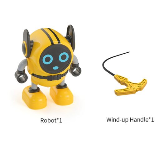 Goldenrod JJRC R7 Detachable Removable Gyroscopes Top Gyro 3-Modes Wind-up Car Launching Mode RC Robot Toy