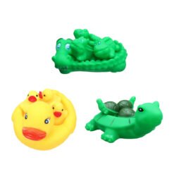 Medium Sea Green Creative Children's Bathroom Plastic Animal Bath Toys