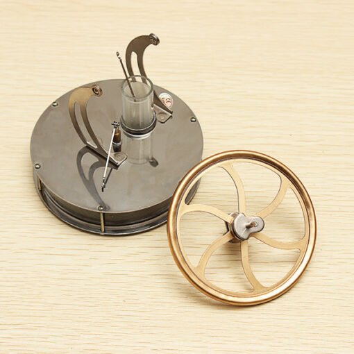 STEM Alloy Low Temperature Difference Stirling Engine DIY Toy for Gift Collection Home Decor