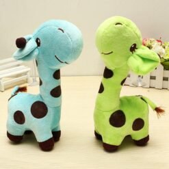 Multicolored Cartoon Plush Giraffe Sika Deer Stuffed Toys Kids Gift - Toys Ace