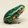 Dark Slate Gray Funny Wind Up Jumping Frog Toy Clockwork Spring Tin Toy With Key