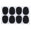 Black 8pcs 0.8mm Soprano Saxophone Clarinet Mouthpiece Patches Pads Cushions