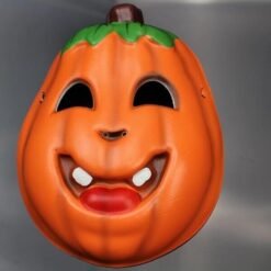 Coral Halloween Pumpkin Mask Smiling Pumpkin Mask