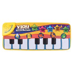 Sandy Brown Children Touch Play Keyboard Musical Music Singing Crawl Gym Carpet Mat Pads Cushion Rugs Learn Toys Gift