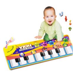 Snow Children Touch Play Keyboard Musical Music Singing Crawl Gym Carpet Mat Pads Cushion Rugs Learn Toys Gift