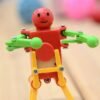 Firebrick Lovely Dancing Robot Wind Up Toy Random Color