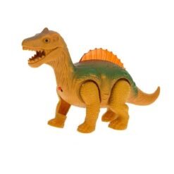 Dark Goldenrod Electric Walking Glowing Dinosaur Animals Model With Sound Light For Kids Children Gift Toys