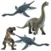 Dim Gray Large Brachiosaurus Dinosaur Toy Realistic Solid Plastic Diecast Model Gift To Kids
