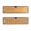 White Naomi 10 Holes Harmonica Reed Replacement Reed Plates Key Of C Brass Reed Unfinished Harmonica Comb Woodwind Instrument Parts
