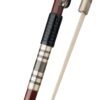 Black NAOMI 4/4 Violin Bow Pernambuco Bow Round Stick W/Abalone Frog Mongolia Horsehair