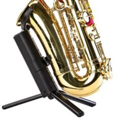 Dark Slate Gray Foldable Portable Alto Tenor Saxophone Stand Sax Tripod Holder Instrument Accessories