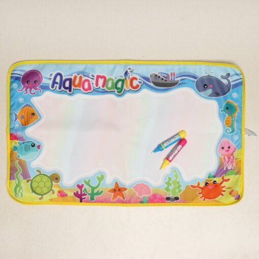 Light Gray Magic Doodle Mat Colorful Water Painting Cloth Reusable Portable Developmental Toy Kids Gift