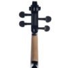 Rosy Brown NAOMI 4/4 Black Acoustic Violin Spruce Top & Ebony Fitting Basswood Violin Outfit for Beginners W/Violin Case+Bow
