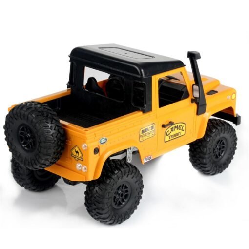 Sandy Brown MN90 1/12 2.4G 4WD RC Car w/ Front LED Light 2 Body Shell Roof Rack Crawler Off-Road Truck RTR Toy