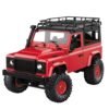 Firebrick MN90 1/12 2.4G 4WD RC Car w/ Front LED Light 2 Body Shell Roof Rack Crawler Off-Road Truck RTR Toy