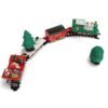 Christmas Musical Light Tracks Train Set 20 Piece With Trees Carriages Kids Toy - Toys Ace