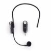Dark Slate Gray Gitafish K380R Portable UHF Wireless Microphone Headset 3.5mm Audio Head 6.5mm Adapter with USB-5V USB charging port