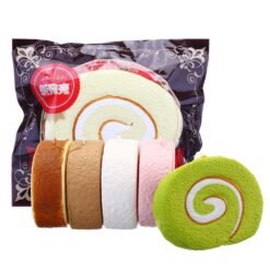 Cake Squishy Swiss Roll 7cm Slow Rising Funny Gift Collection With Packaging - Toys Ace