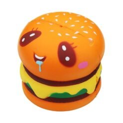 Burger Cat Squishy 8*8.5 CM Slow Rising Collection Gift Soft Fun Animal Toy - Toys Ace