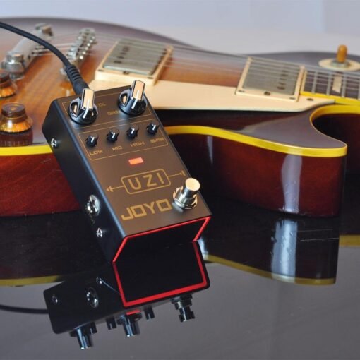 Dark Olive Green JOYO R-03 UZI Distortion Guitar Effect Pedal for Heavy Metal Music With BIAS Knob True Bypass Single Effect Guitar Accessories