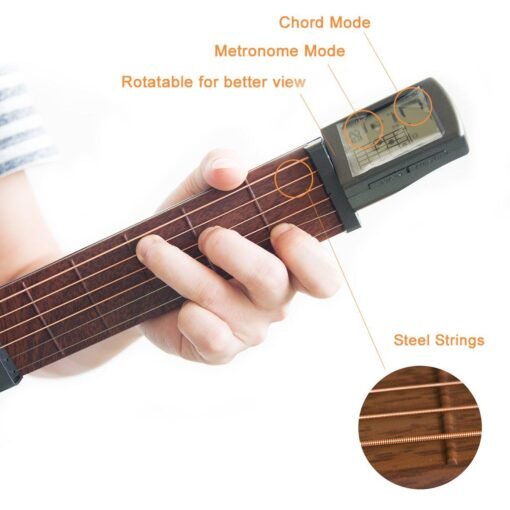SOLO SCT-80 Portable Chord Trainer Pocket Guitar Practice Tool for Beginner