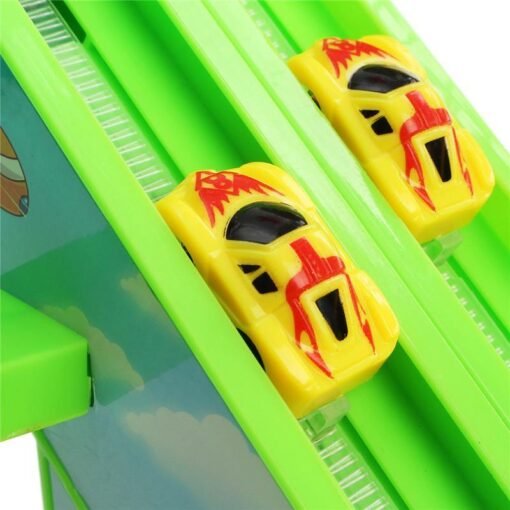 Gold DIY Assembling Electric Speed Racing Rail Train Car Set With Light Music For Kids Children Gift Toys