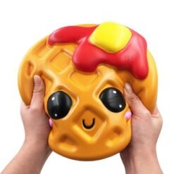 Giant Jumbo Squishy Bread Waffle Cake 24CM Cookies Slow Rising Soft Scented Toy - Toys Ace
