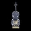 Dim Gray Mechanical Wind-up Violin Shape Music Box Home Decoration Birthday Gifts