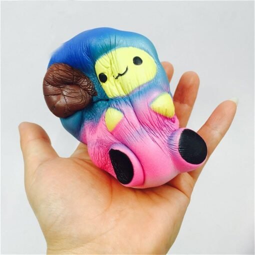 Jumbo Sheep Squishy Cute Galaxy Rainbow Soft Alpaca Slow Rising Scented Toy Gift - Toys Ace