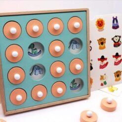 Wooden Memory Chess Children's Teaching Aids Toys logical Thinking Ability Improvement Puzzle Early Education